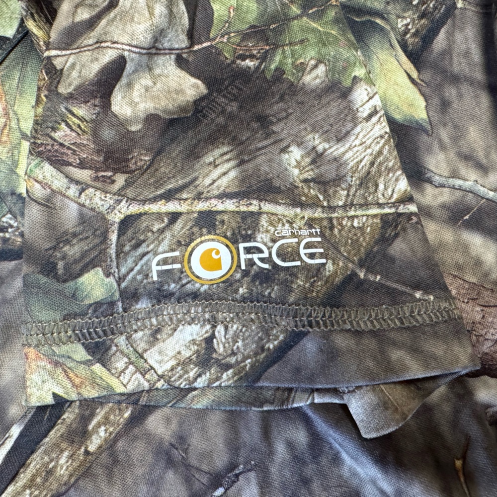 Like new! Carhartt Force Fatigue Camo Raglan Short-Sleeve T-Shirt - Picture 5 of 5